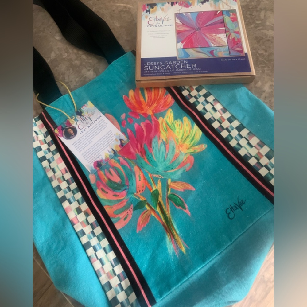 EttaVee Bouquet Tote & Sun-catcher